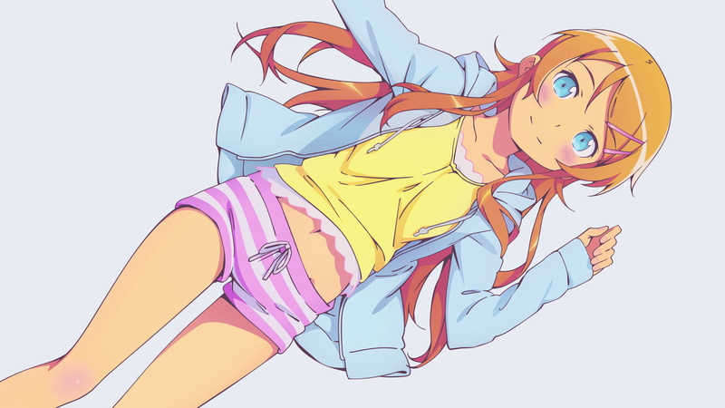 Oreimo, beautiful woman, 1080P, clothing, young adult, creativity, one person, studio shot, representation, multi colored, indoors, Kirino Kousaka, high heels