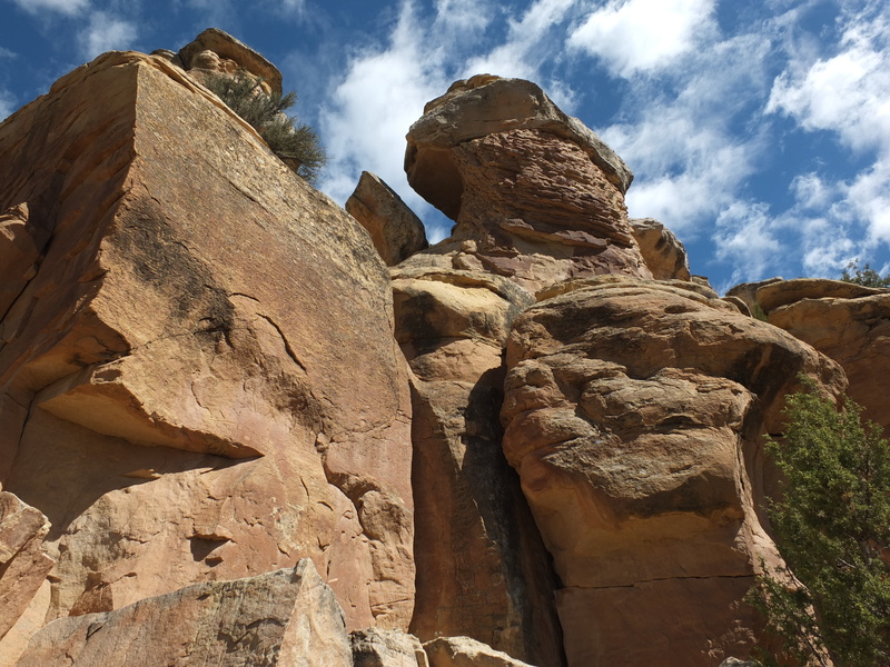 cloud - sky, sunlight, 4K, petroglyphs, geology, nature, sky, history, architecture, no people, low angle view, sandstone, arid climate, travel, vernal