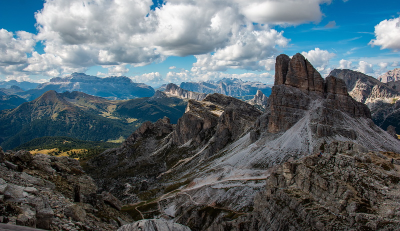 tranquility, landscape, rock - object, mountain peak, formation, mountain range, travel destinations, 5K, wilderness, land, beauty in nature, solid, valley