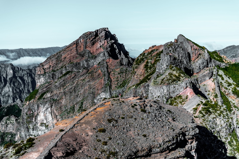 nature, basin, promontory, non-urban scene, tranquility, environment, mountain range, adventure, physical geography, rock - object, sea, rock, geology