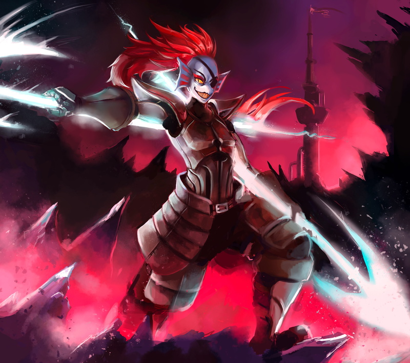 Undyne (Undertale), Undertale, 5K, Video Game