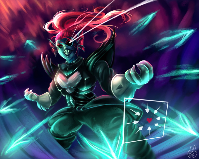 Undertale, Video Game, Undyne the Undying (Undertale), 2K