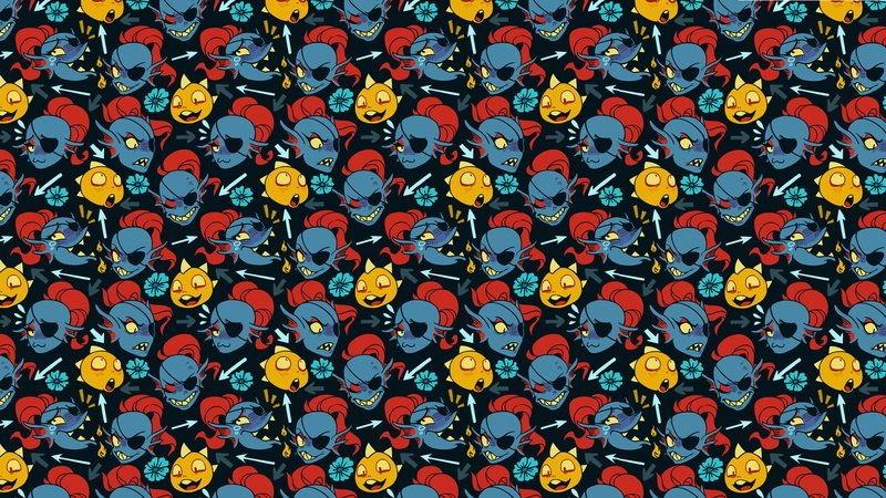 yellow, day, red, design, full frame, large group of objects, arrangement, choice, shape, Monster Kid (Undertale), backgrounds, in a row, Video Game, pattern