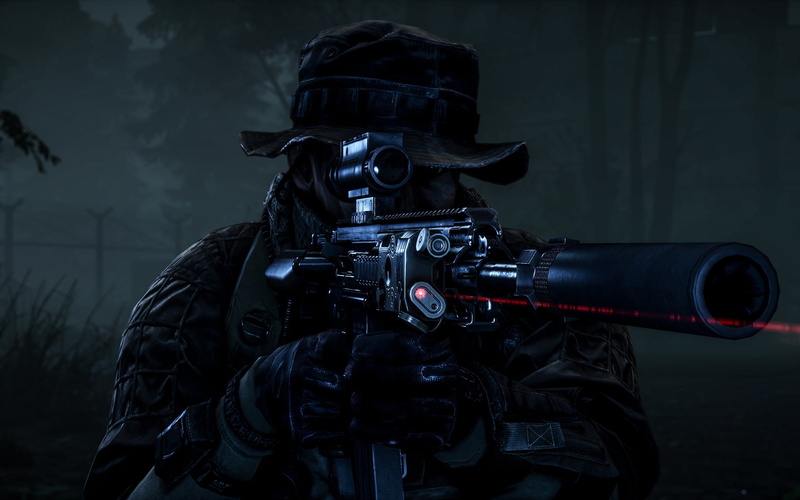 army soldier, night, special forces, men, machine gun, battlefield, aiming, game, quality, operations, warning sign, military uniform, armed forces, rifle