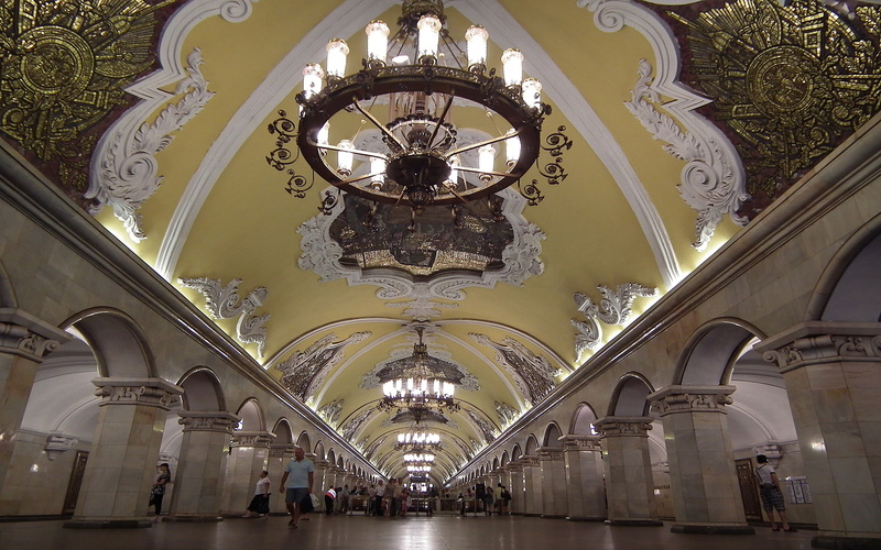 moscow, subway, komsomol, 2K, metro
