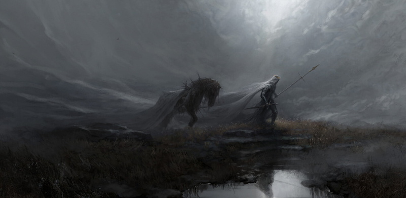 Artem Demura, dark, 1080P, digital art, fantasy art