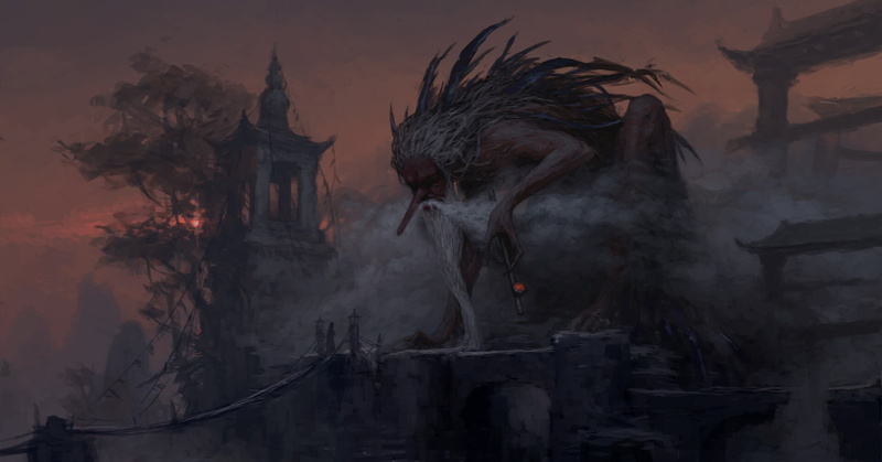 1080P, dark, fantasy art, Artem Demura, digital art