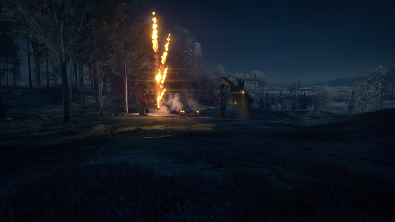 screen shot, video game art, Moon, generation zero, 1080P, night