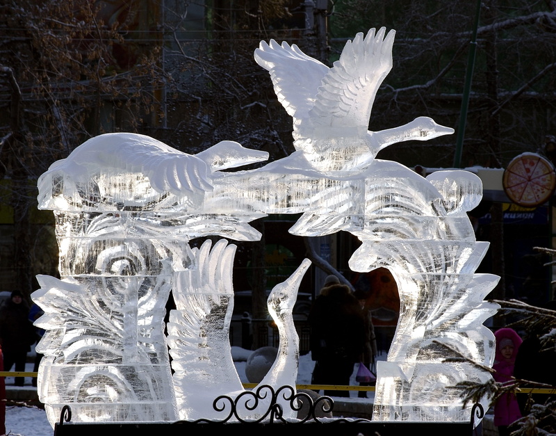 city park, close-up, city, story, human representation, art and craft, representation, white color, building exterior, siberia, no people, beauty, built structure