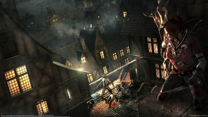 2K, flamethrower, wolves, monsters, grainger, werewolve, ian, wolf, girls