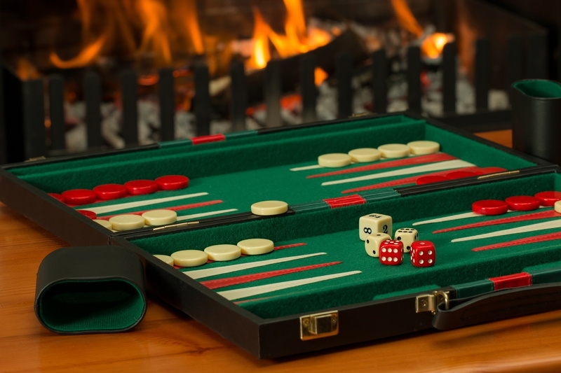 1080P, Game, Fireplace, Board Game, Dice, Backgammon