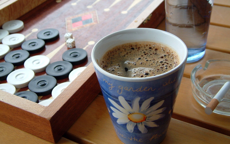 1080P, backgammon, cup, coffee