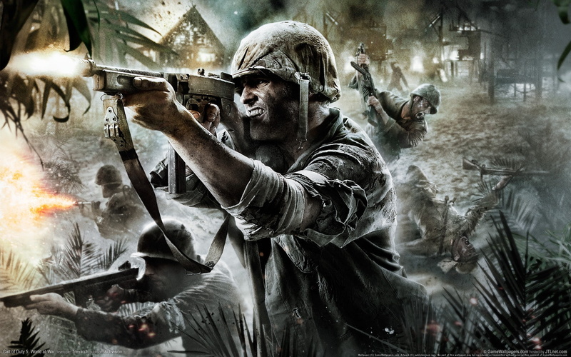 battles, call, soldiers, 1080P, world, war, duty, guns