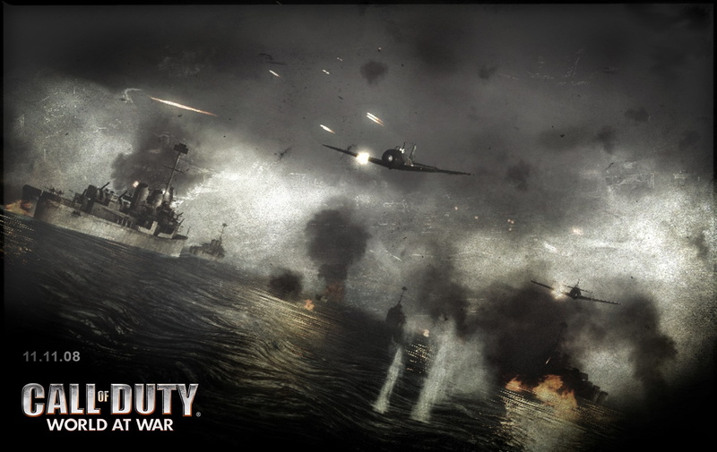 air vehicle, 720P, water, event, motion, transportation, flying, cityscape, nature, celebration, night, illuminated, outdoors, Call of Duty: World at War