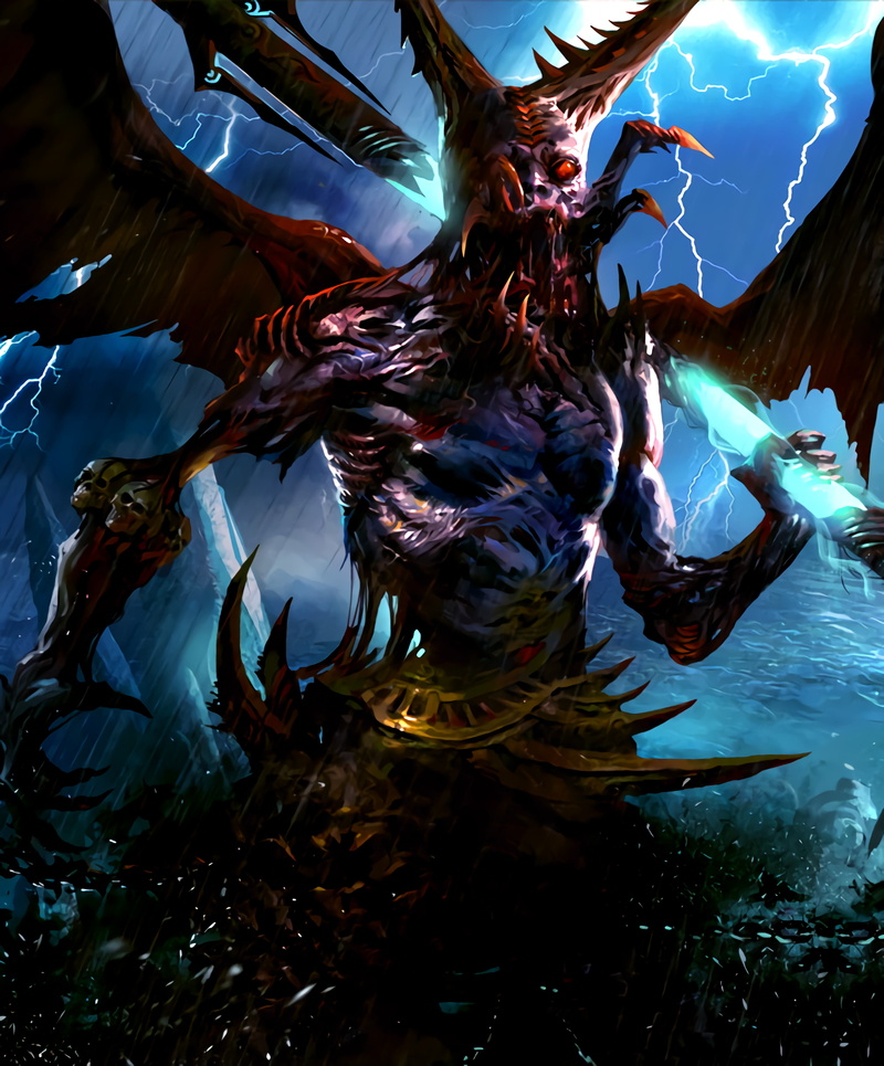 2K, Doubly Dead Demon (Shingeki no Bahamut), demon, Shingeki no Bahamut