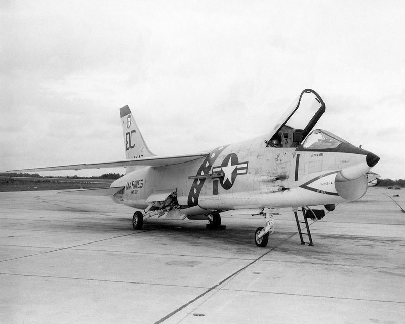 jets, aircrafts, marine, f 8, army, vought, fighter, crusader, 720P, usa