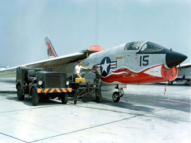 fighter, vought, jets, f 8, marine, crusader, usa, 1080P, army, aircrafts