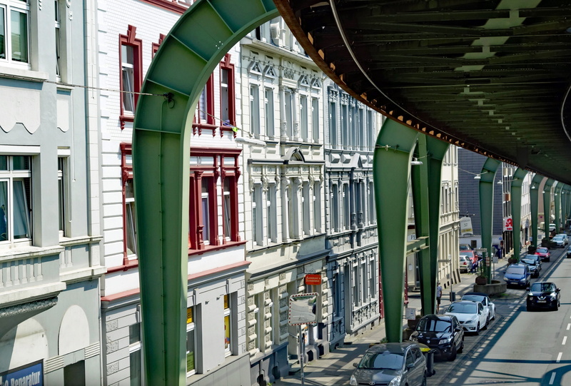 green color, imperial road, germany, outdoors, stalk, road, scaffold, viaduct, building exterior, transportation, building, mode of transportation, rail