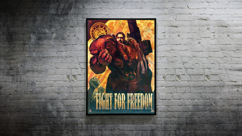 video games, wall, hd, brick, starcraft, 720P, poster