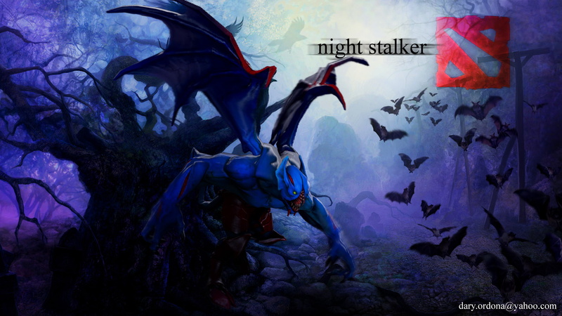 1080P, wing, dark, dota, games, fantasy, monsters, night, bats, stalker