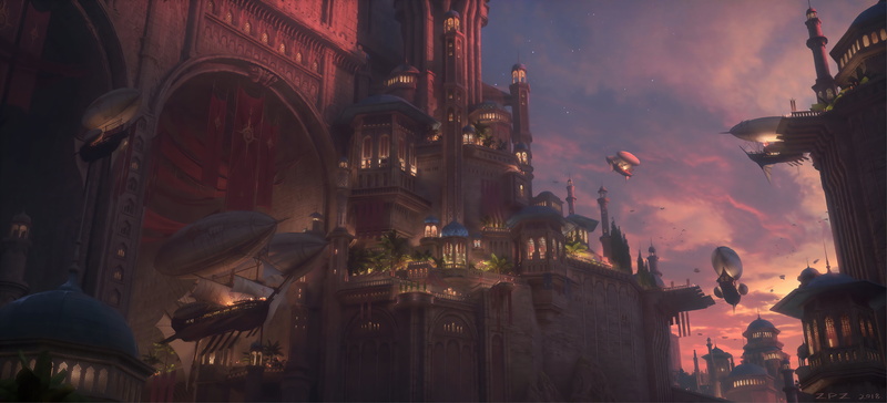 8K, structure, Pengzhen Zhang, Fantasy Architecture