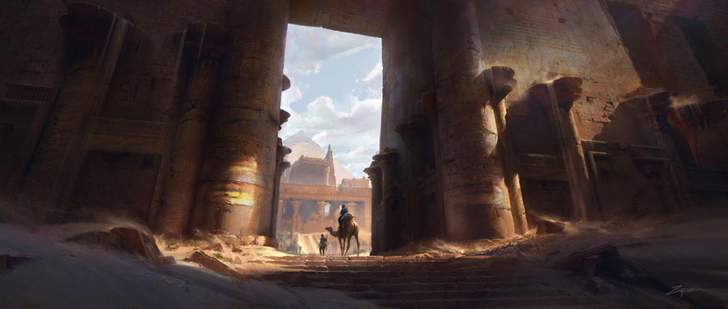 Penzhen Zhang, landscape, 2K, Pengzhen Zhang, digital art