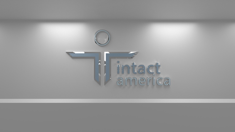 render, interior, company, wall, intact america, sign, 4K, logo