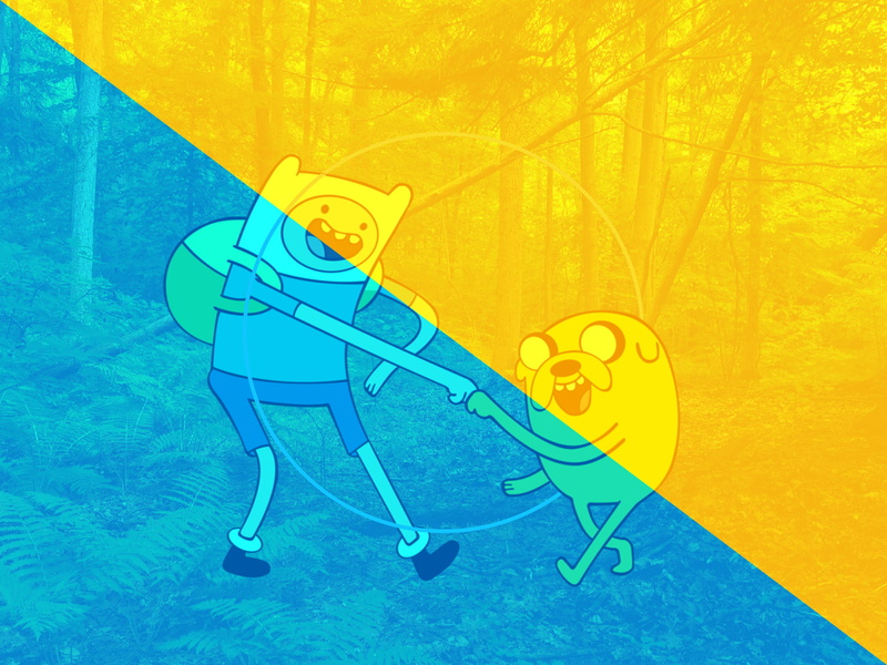 tree, full length, blue, nature, wall - building feature, representation, human representation, lifestyles, Adventure Time, one person, landscape, chair