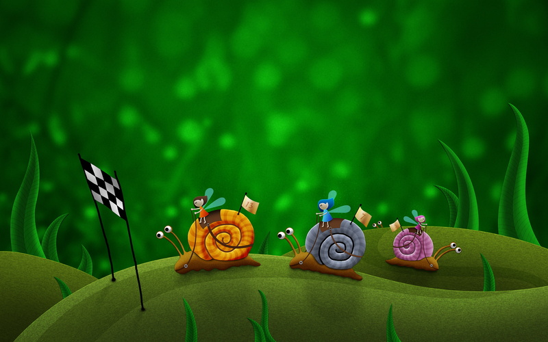 2K, snail, racing