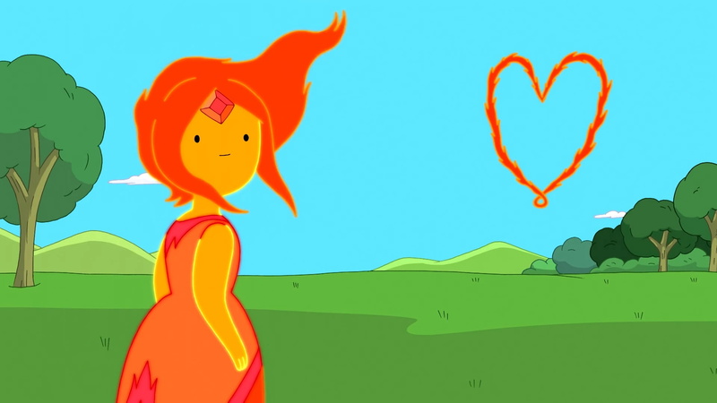 green color, red, day, no people, outdoors, mural, children, animal, creativity, orange color, Adventure Time, nature, Flame Princess, representation