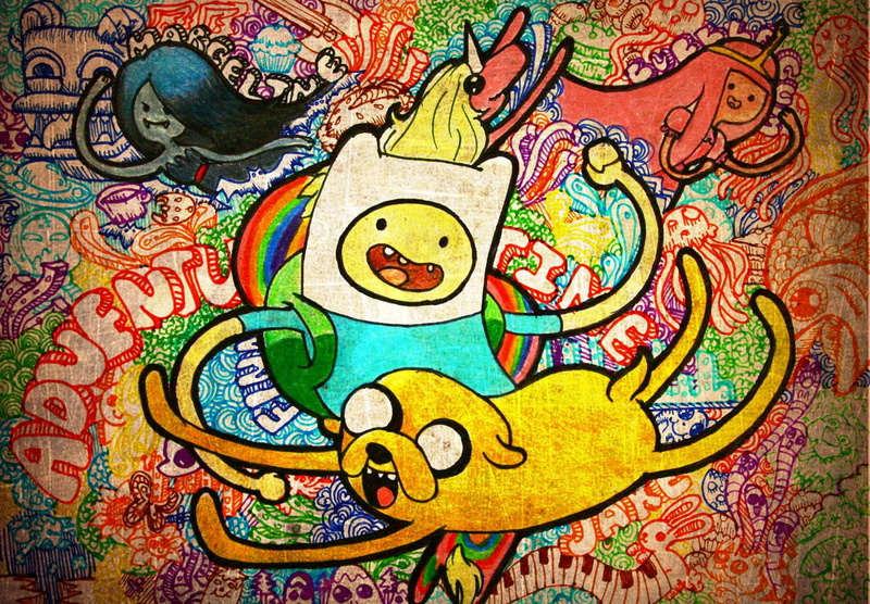 adventure, time, marceline, hd, vampire, dogs, art, q, jake, 1080P, human, finn, dog, Adventure Time with Finn and Jake, Adventure Time, animals