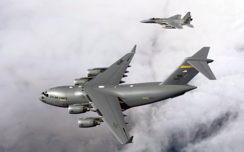 eagle, globemaster, 1080P, military, transport, c 17, f 15, jet, airplane, fighter, 114
