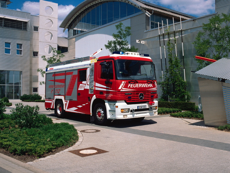 1997, 1835, firetruck, mp1, mercedes, actros, 1080P, feuerwehr, benz, rosenbauer