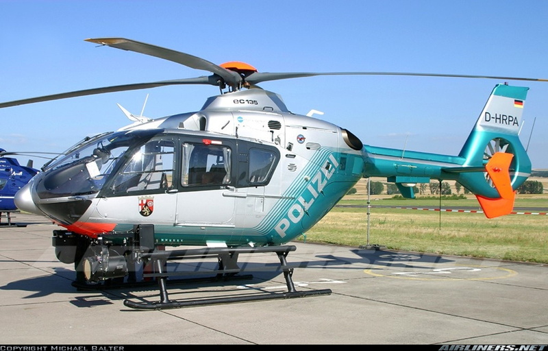 eurocopter, police, germany, helicopter, 4K, aircraft, vehicle, ec 135, polizei