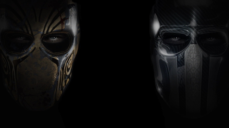 black, black background, front view, portrait, looking at camera, disguise, human face, mask - disguise, people, panther, black color, studio shot, indoors