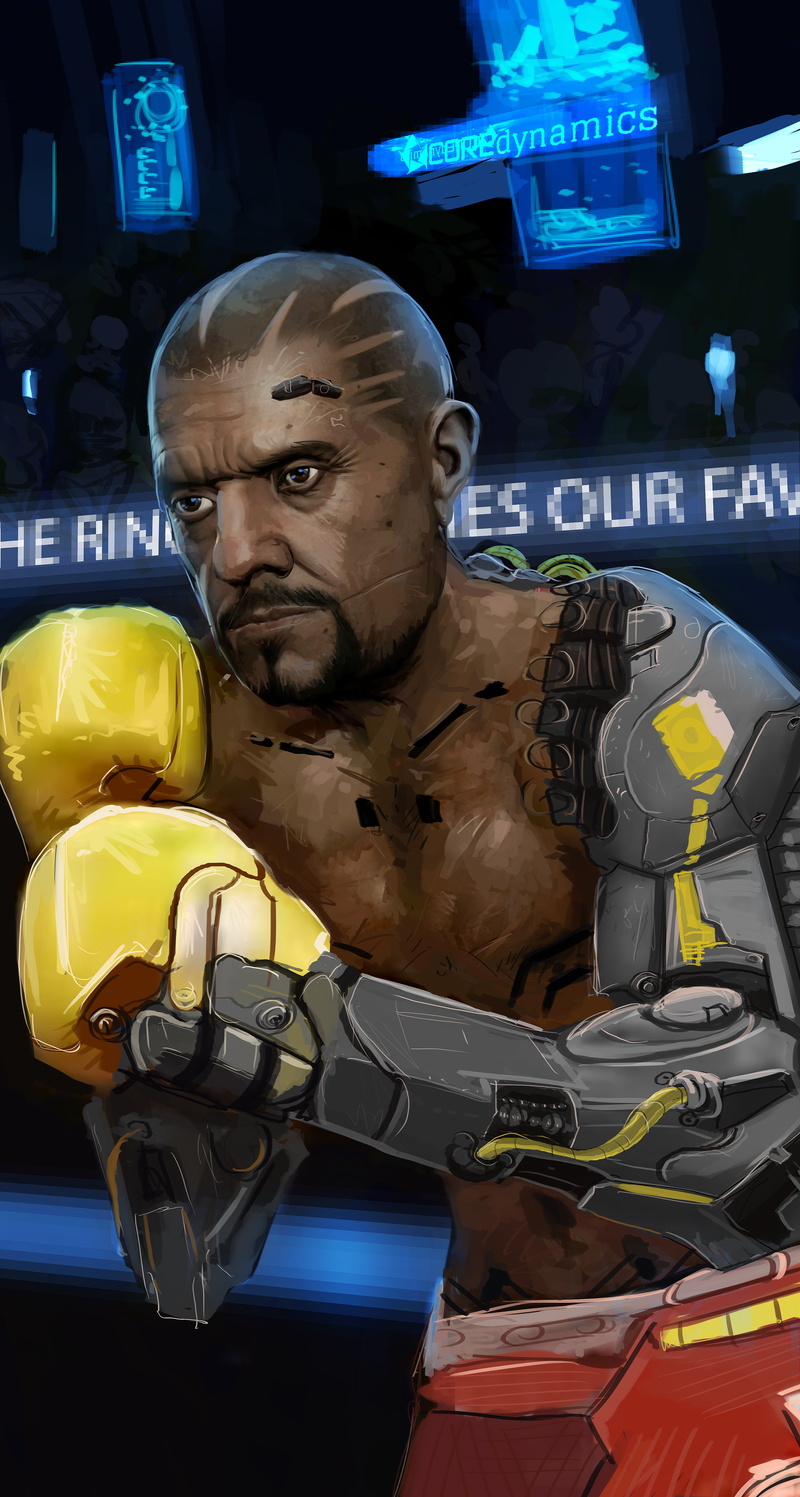 boxers, Elite: Dangerous, Commander, cyborg, 5K, boxing gloves, Kev-Art