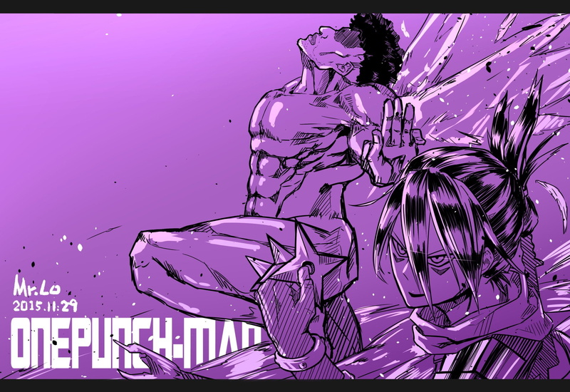 blue, Anime, 1080P, purple, water, Pri-Pri-Prisoner (One-Punch Man), night, sky, Sonic (One-Punch Man), abstract, creativity, nature, no people, pink color