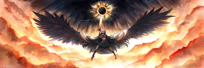 Touhou, 1080P, Anime, Utsuho Reiuji