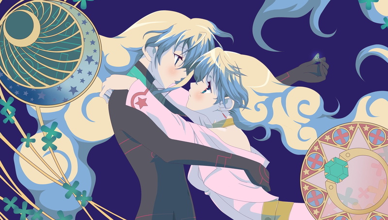 Tengen Toppa Gurren Lagann, nature, 1080P, Teppelin Nia, indoors, communication, young adult, pattern, women, night, representation, blue, art and craft