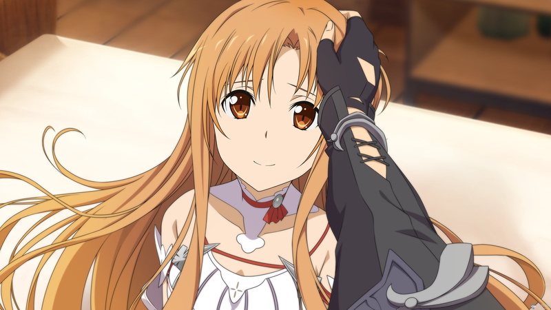 metal, 4K, art and craft, anime girls, mask, close-up, indoors, anime, representation, day, disguise, mask - disguise, portrait, Sword Art Online, brown eyes