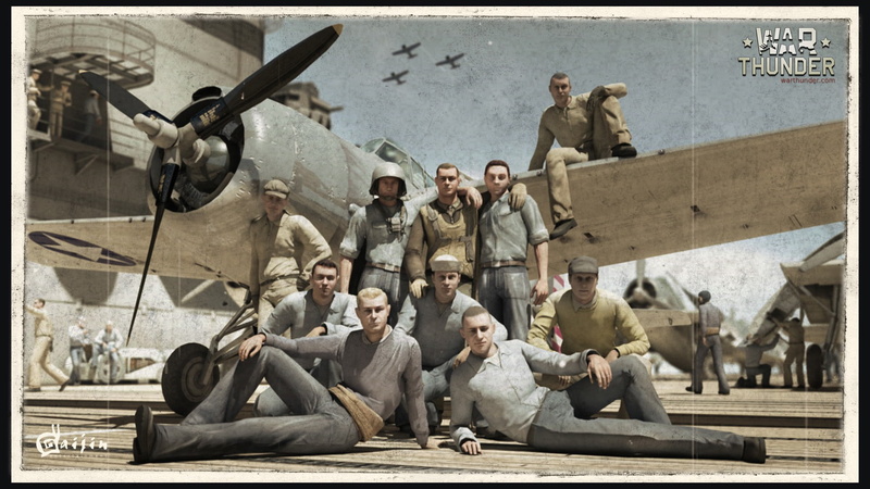 males, art and craft, people, sitting, Gaijin Entertainment, airplane, 1080P, business, representation, War Thunder, male likeness, human representation