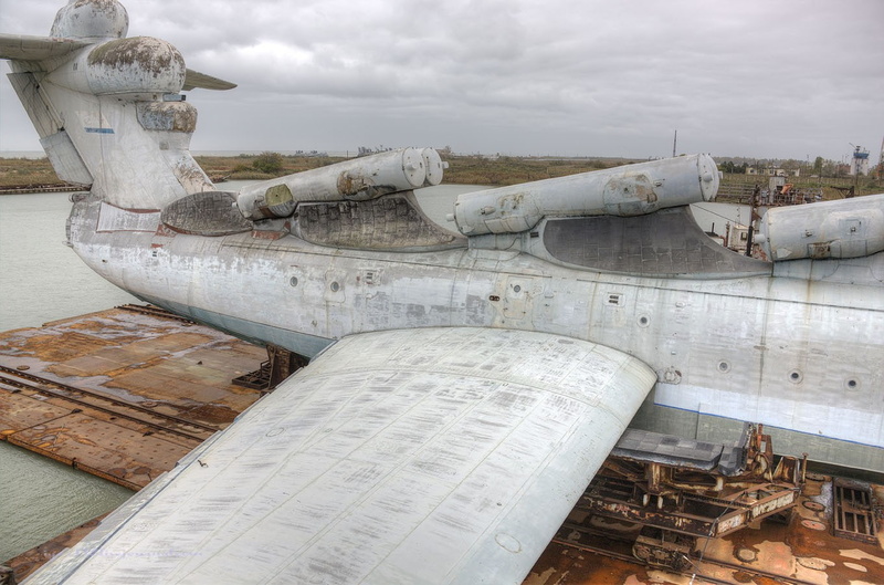 aircraft, 720P, USSR, Lun class ekranoplan, wreck