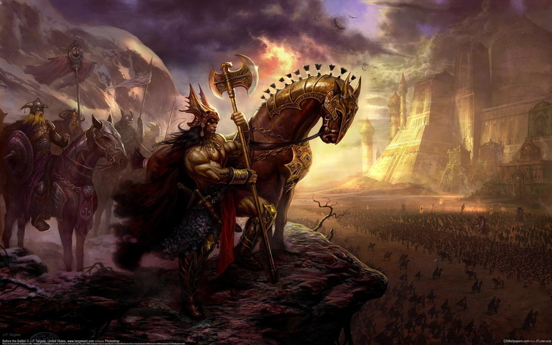 epic, 2K, horse, final, battle, war, hero, 3d and abstract, widescreen
