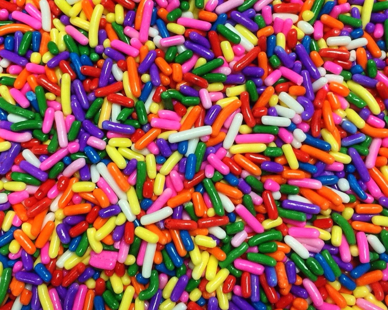 2K, sugar, high angle view, abundance, toppings, heap, sweet, still life, large group of objects, no people, for sale, yellow, bunch, choice, close-up