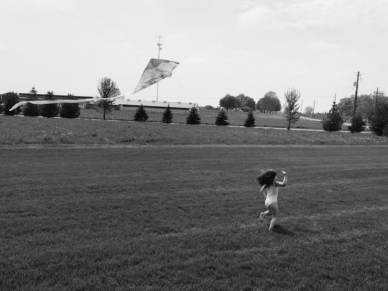 girls, toy, children, sky, grass, environment, nature, land, kite, one person, girl, females, plant, childhood, field, portrait, summer, full length, running