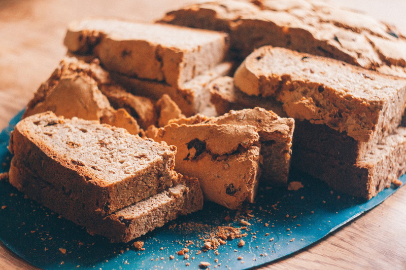 4K, biscuit, potted plant, ready-to-eat, cake, blue, jar, slice of cake, food and drink, confectionery, mat, bread, sweets, brownie, snack, temptation