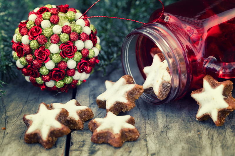 Jar, 5K, Christmas, Cookie, Star, Food