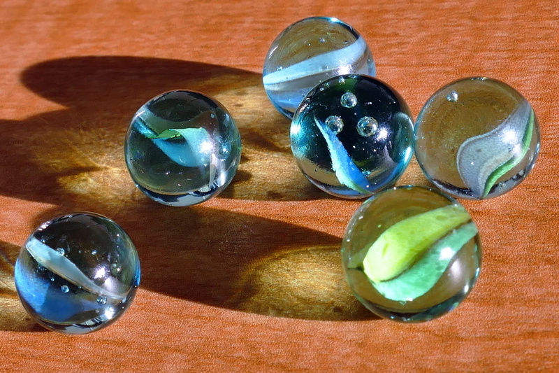 shining, sunlight, toys, multi colored, group of objects, sphere, reflection, variation, marbles, motley, silver colored, directly above, kids toy, 4K