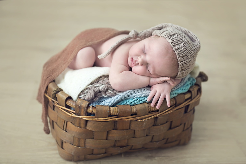 child, sleep, 2K, cap, basket, baby