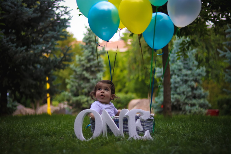 nature, casual clothing, basket, person, portrait, inside, real people, helium balloon, child, front view, little, baby, day, happiness, innocence, outdoors